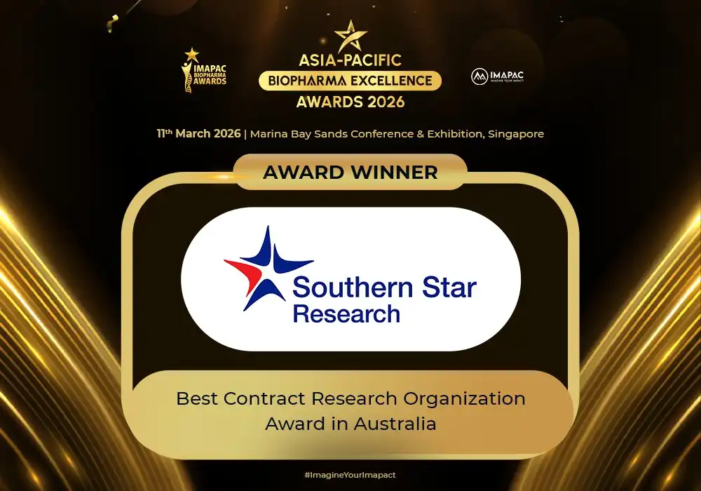 Best Contract Research Organization (CRO) in Australia Badge