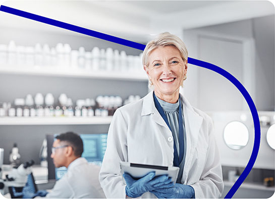 Women Scientist in a lab